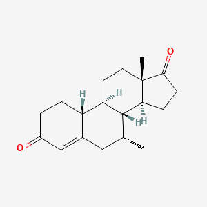 molecular formula C19H26O2 B583419 7alpha-Methylestr-4-ene-3,17-dione CAS No. 436144-67-1
