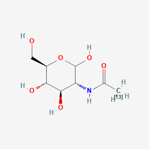 molecular formula C8H15NO6 B583423 N-[2-13C]Acetyl-D-glucosamine CAS No. 478518-89-7