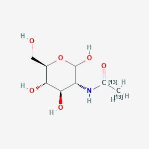 molecular formula C8H15NO6 B583424 N-[1,2-13C2]Acetyl-D-glucosamine CAS No. 157668-96-7