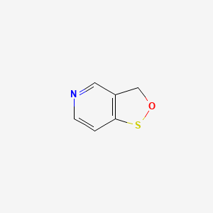 molecular formula C6H5NOS B583427 3h-[1,2]Oxathiolo[4,3-c]pyridine CAS No. 143039-98-9