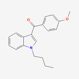 molecular formula C20H21NO2 B583436 (1-butylindol-3-yl)-(4-methoxyphenyl)methanone CAS No. 1345966-77-9