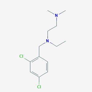 molecular formula C13H20Cl2N2 B5834399 N'-[(2,4-dichlorophenyl)methyl]-N'-ethyl-N,N-dimethylethane-1,2-diamine 
