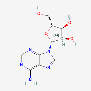molecular formula C10H13N5O4 B583447 adenosine-2'-13C CAS No. 714950-52-4