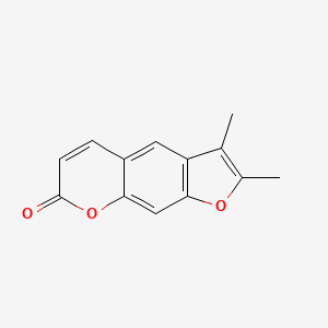 molecular formula C13H10O3 B5834552 2,3-Dimethylfuro[3,2-g]chromen-7-one CAS No. 4196-58-1
