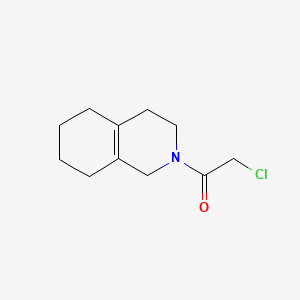 molecular formula C11H16ClNO B583462 2-Chloro-1-(3,4,5,6,7,8-hexahydroisoquinolin-2(1H)-yl)ethan-1-one CAS No. 158890-35-8