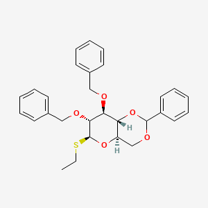 molecular formula C29H32O5S B583465 Ethyl 2,3-di-O-benzyl-4,6-O-benzylidene-b-D-thioglucopyranoside CAS No. 141263-01-6