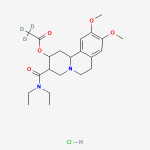 molecular formula C22H33ClN2O5 B583470 Benzquinamide-d3 Hydrochloride CAS No. 1329633-94-4