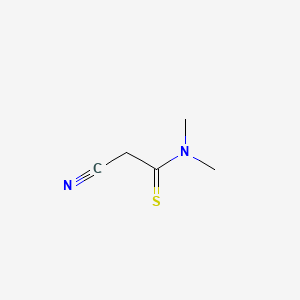 molecular formula C5H8N2S B583472 2-cyano-N,N-dimethylethanethioamide CAS No. 146561-43-5