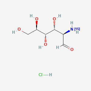 molecular formula C6H14ClNO5 B583474 Glucosamine-15N hydrochloride CAS No. 42927-60-6