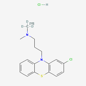 Chlorpromazine-13C,d3 Hydrochloride