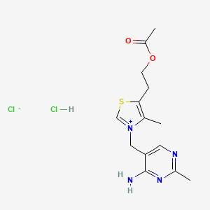 molecular formula C14H20Cl2N4O2S B583486 Thiamine Acetate Hydrochloride CAS No. 1037-29-2