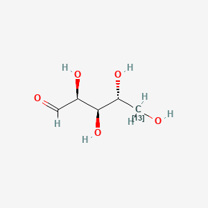molecular formula C5H10O5 B583495 D-Arabinose-13C-1 