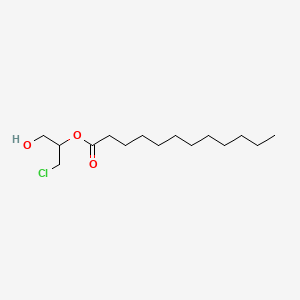 molecular formula C15H29ClO3 B583497 rac 2-Lauroyl-3-chloropropanediol CAS No. 1329647-11-1