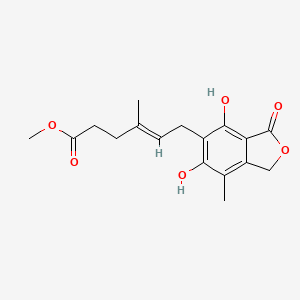 molecular formula C17H20O6 B583515 O-Desmethyl Mycophenolic Acid Methyl Ester 