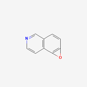 molecular formula C9H5NO B583516 Oxireno[F]isoquinoline CAS No. 140468-94-6