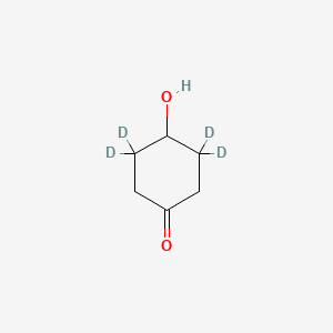 molecular formula C6H10O2 B583518 4-羟基环己酮-d4 CAS No. 13482-24-1
