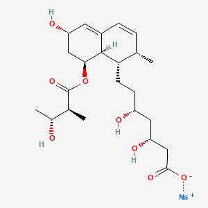 molecular formula C23H35NaO8 B583524 Unii-NW96MX2pqy CAS No. 722504-46-3