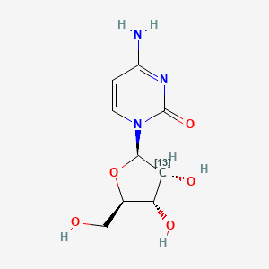 molecular formula C9H13N3O5 B583530 胞苷-2'-13C CAS No. 478511-19-2