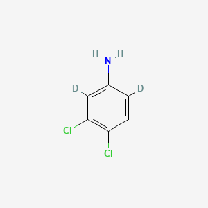 molecular formula C6H5Cl2N B583533 3,4-Dichloroaniline-d2 CAS No. 1219803-22-1