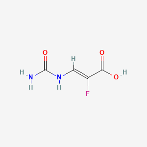 2-Fluoro-3-ureidopropenoic Acid