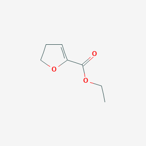 molecular formula C7H10O3 B058354 Ethyl 4,5-dihydrofuran-2-carboxylate CAS No. 116282-14-5