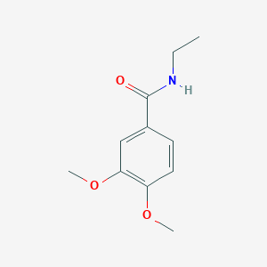 molecular formula C11H15NO3 B5835412 N-ethyl-3,4-dimethoxybenzamide 