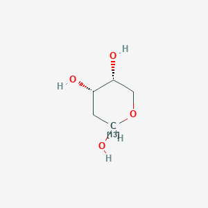 molecular formula C5H10O4 B583558 2-deoxy-D-ribose-1-13C CAS No. 478511-57-8