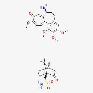 molecular formula C30H40N2O8S B583563 (S)-N-Deacetyl Colchicine d-10-Camphorsulfonate CAS No. 102419-98-7