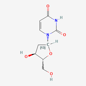 molecular formula C9H12N2O5 B583569 2'-Deoxyuridine-1 inverted exclamation marka-13C CAS No. 478510-85-9