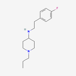 molecular formula C16H25FN2 B5835850 N-[2-(4-fluorophenyl)ethyl]-1-propylpiperidin-4-amine 