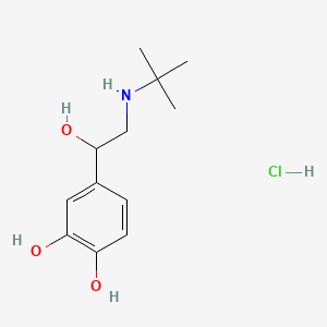molecular formula C12H20ClNO3 B583586 Colterol hydrochloride CAS No. 52872-37-4