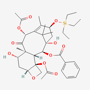 molecular formula C37H52O11Si B583614 13-O-(Triethylsilyl) Baccatin III CAS No. 208406-86-4