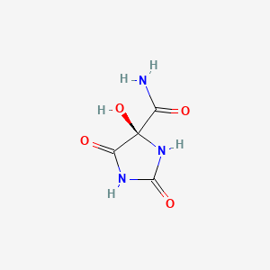 (R)-4-Hydroxy-2,5-dioxoimidazolidine-4-carboxamide