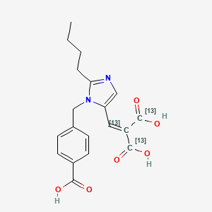 Des[2-(2-thienylmethyl)] Eprosartan-2-carboxylic Acid-13C3