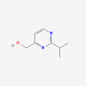 molecular formula C8H12N2O B583631 (2-Isopropylpyrimidin-4-yl)methanol CAS No. 157799-70-7