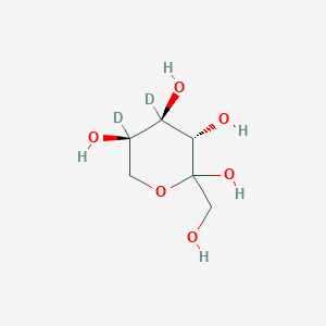 molecular formula C6H12O6 B583644 D-Fructose-4,5-d2 CAS No. 478518-48-8