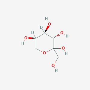 (3S,4R,5R)-4,5-dideuterio-2-(hydroxymethyl)oxane-2,3,4,5-tetrol
