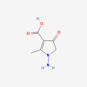 1-Amino-2-methyl-4-oxo-4,5-dihydro-1H-pyrrole-3-carboxylic acid