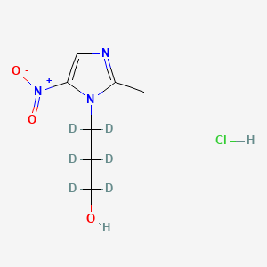 molecular formula C7H12ClN3O3 B583655 Ternidazole-d6hydrochloride 