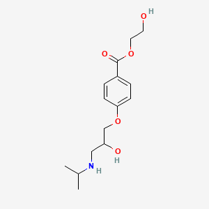 2-Hydroxyethyl 4-(2-hydroxy-3-(isopropylamino)propoxy)benzoate