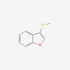 molecular formula C9H8OS B583666 3-(Methylthio)benzofuran CAS No. 144499-28-5