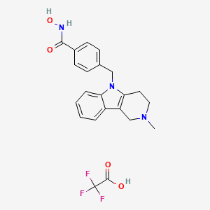 molecular formula C22H22F3N3O4 B583668 Tubastatin A TFA CAS No. 1239262-52-2