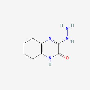 3-Hydrazono-3,4,5,6,7,8-hexahydroquinoxalin-2(1H)-one