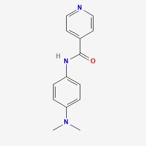 molecular formula C14H15N3O B5836848 N-[4-(dimethylamino)phenyl]pyridine-4-carboxamide 