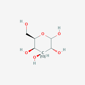 molecular formula C6H12O6 B583686 (3R,4S,5R,6R)-6-(Hydroxymethyl)(413C)oxane-2,3,4,5-tetrol CAS No. 478518-56-8