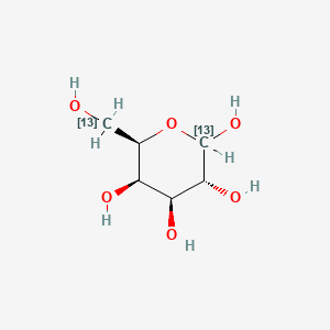 molecular formula C6H12O6 B583692 D-[1,6-13C2]Galactose CAS No. 478518-64-8