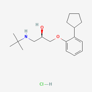 molecular formula C18H30ClNO2 B583694 (R)-Penbutolol Hydrochloride CAS No. 57130-27-5