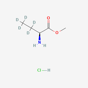 L-2-Aminobutyric Acid-d5 Methyl Ester Hydrochloride