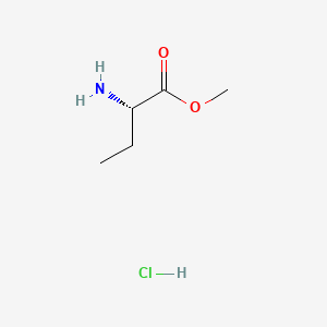 molecular formula C5H12ClNO2 B583698 (S)-Methyl 2-aminobutanoate hydrochloride CAS No. 56545-22-3