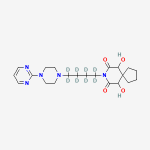 molecular formula C21H31N5O4 B583701 6,10-Dihydroxy Buspirone-d8 CAS No. 1346599-17-4